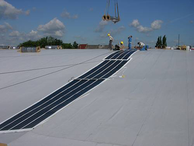 PVC plat dak Bonheiden