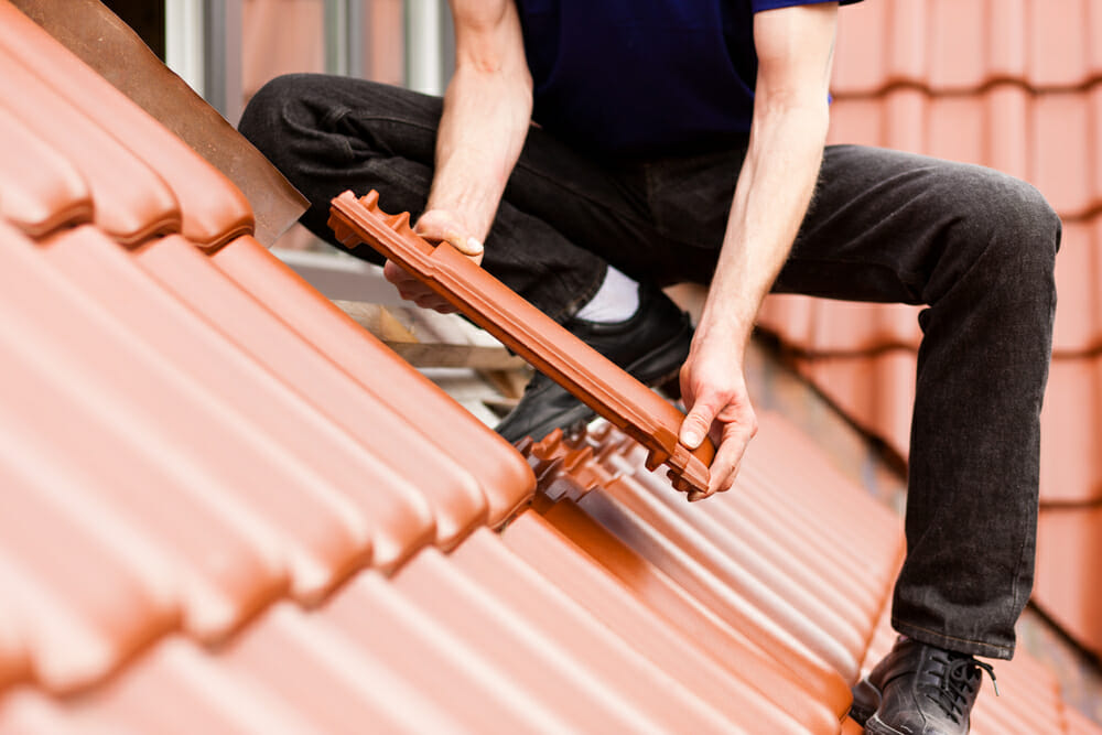 onderhoud van dakpannen