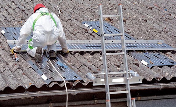 Asbest dak verwijderen