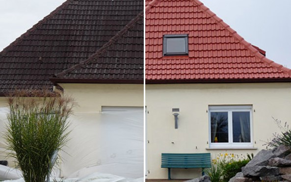 dak ontmossen voor en na in luxemburg