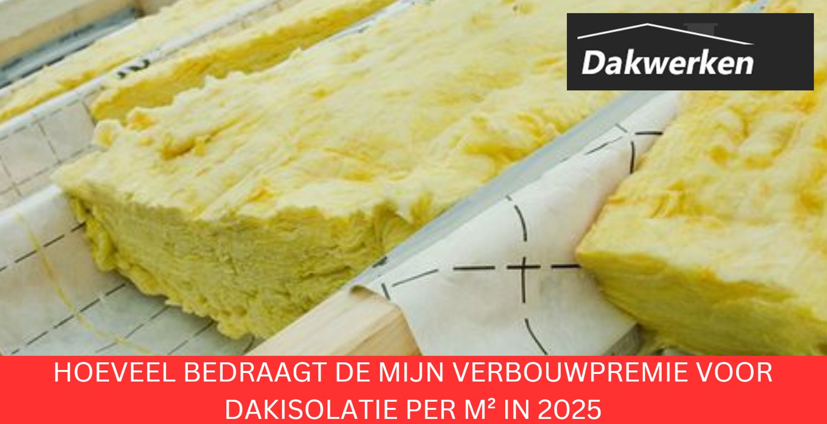 Hoeveel bedraagt de Mijn VerbouwPremie voor dakisolatie per m² in 2025