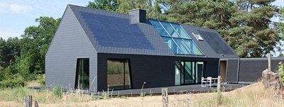 zonnepanelen leien dak
