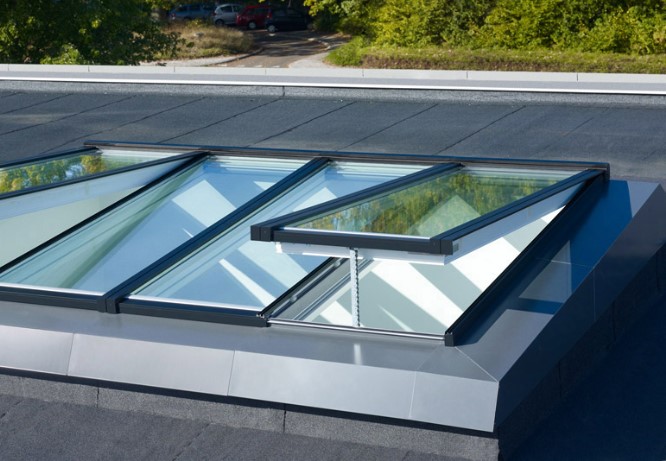 velux lichtkoepel plat dak